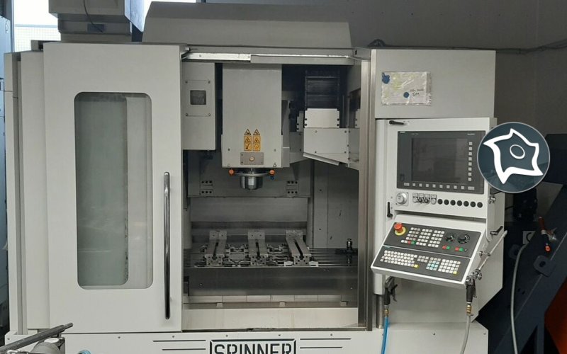 4-осьовий вертикально-фрезерний обробний центр із ЧПК Spinner VC 1150-10