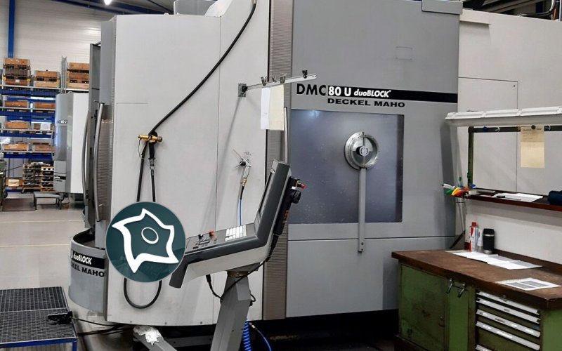 5-осевой фрезерный станок с ЧПУ DECKEL MAHO DMC 80 U duoBLOCK