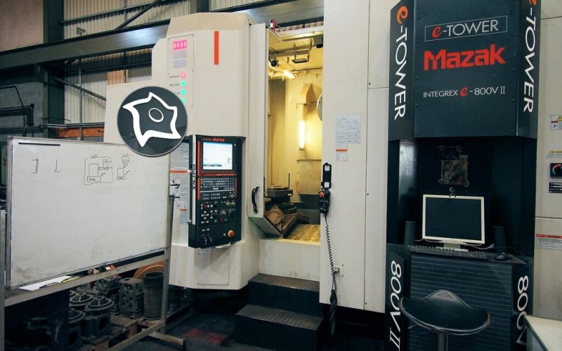 5-осьовий горизонтальний обробний центр Mazak Integrex E-800V II