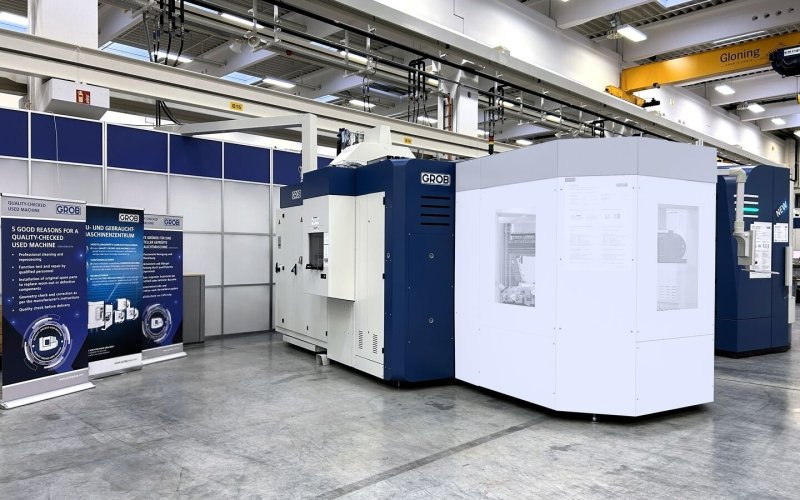 5-осьовий горизонтальний обробний центр з ЧПУ GROB-WERKE G350 access-SERIE