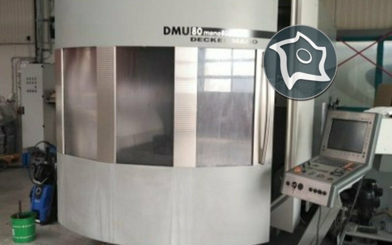 5-осьовий обробний центр з ЧПУ Deckel Maho DMU 80 monoblock