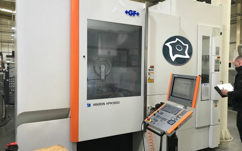 5-осевой обрабатывающий центр с ЧПУ Mikron HPM 800 U