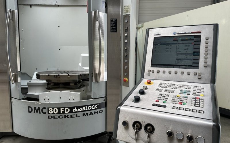5-осевой универсальный обрабатывающий центр DMG DMC 80 FD duoBLOCK