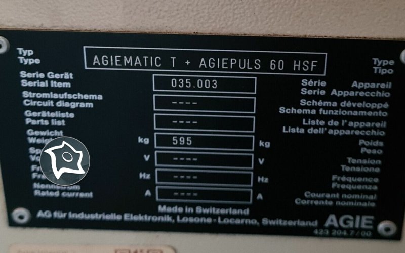 Электроэрозионный прошивной станок с ЧПУ Agie Agietron Integral 2