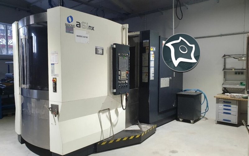 Горизонтально-фрезерный обрабатывающий центр с ЧПУ Makino A61