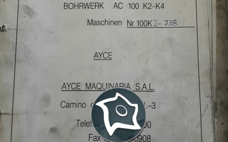 Горизонтально-расточной станок с ЧПУ AYCE AC 100 K 2