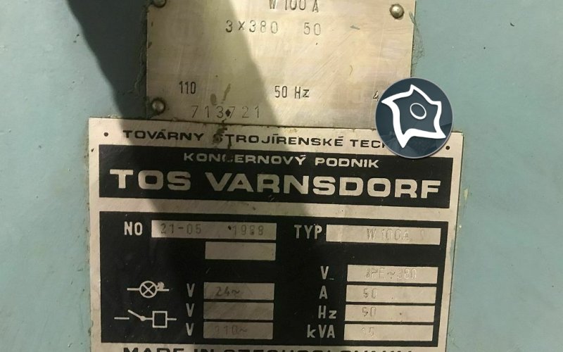 Горизонтально-розточувальний верстат з ЧПУ TOS VARNSDORF W 100 A