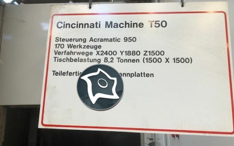 Горизонтальний обробний центр з ЧПУ CINCINATI T-Magnum 800