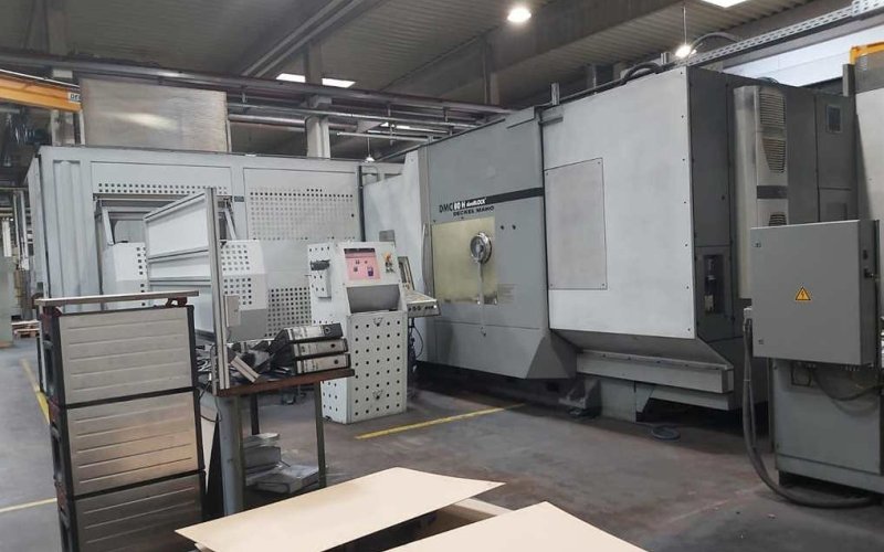 Горизонтальный обрабатывающий центр с ЧПУ  Horizontal DECKEL DMC 80 H duoBLOCK
