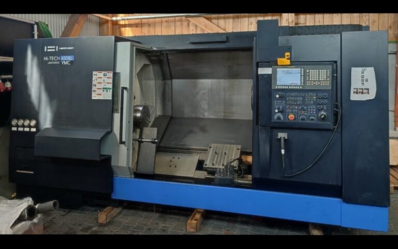 Горизонтальний токарно-фрезерний центр з ЧПУ HWACHEON HI-TECH 450 BL YMC