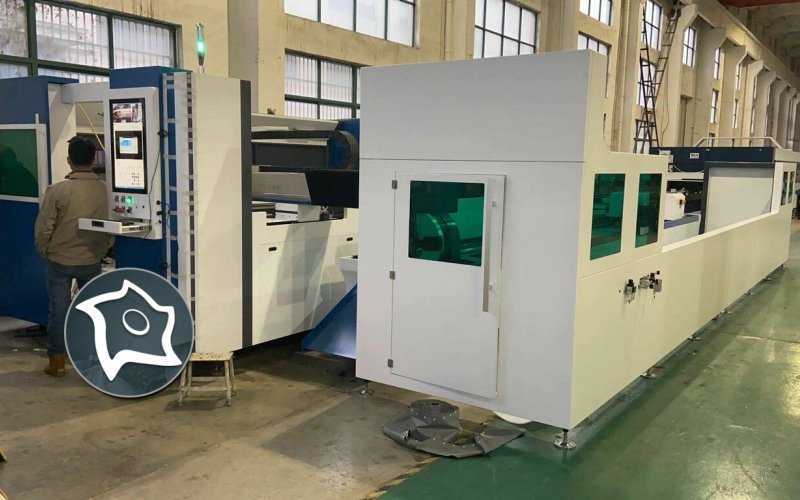 Комбинированная система лазерной резки труб и волоконного лазера DYNAMIC-POWER-LASER 4000W IPG 