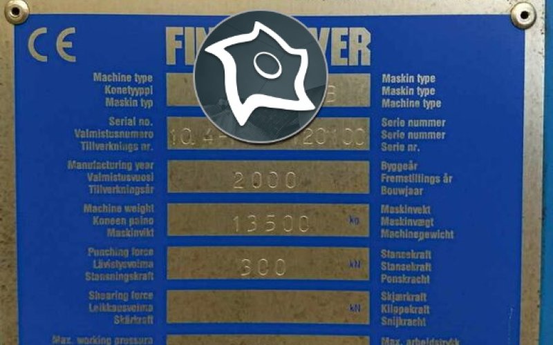 Координатно-пробивной пресс с ЧПУ FINN POWER F 5 S