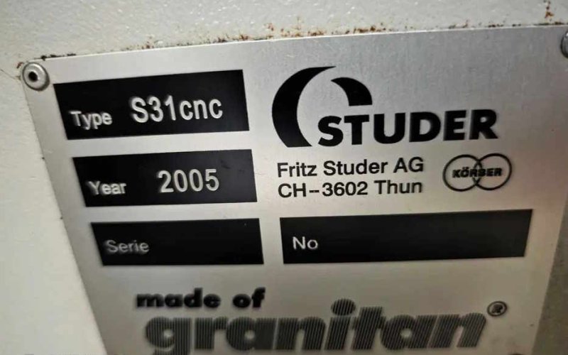 Круглошлифовальный станок с ЧПУ STUDER S31