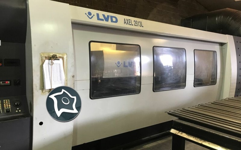 Лазерне різання з ЧПУ LVD Axel 2513L 3 Kw