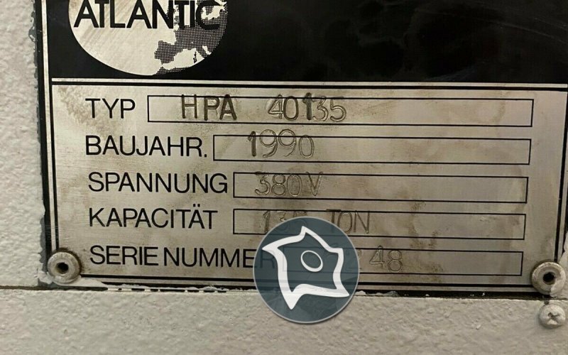 Листозгинальний гідравлічний прес з ЧПУ Atlantic HPA 40135