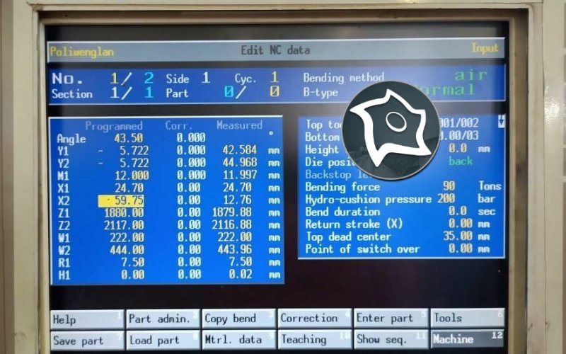 Листогибочный гидравлический пресс с ЧПУ HAMMERLE BM 200-3100
