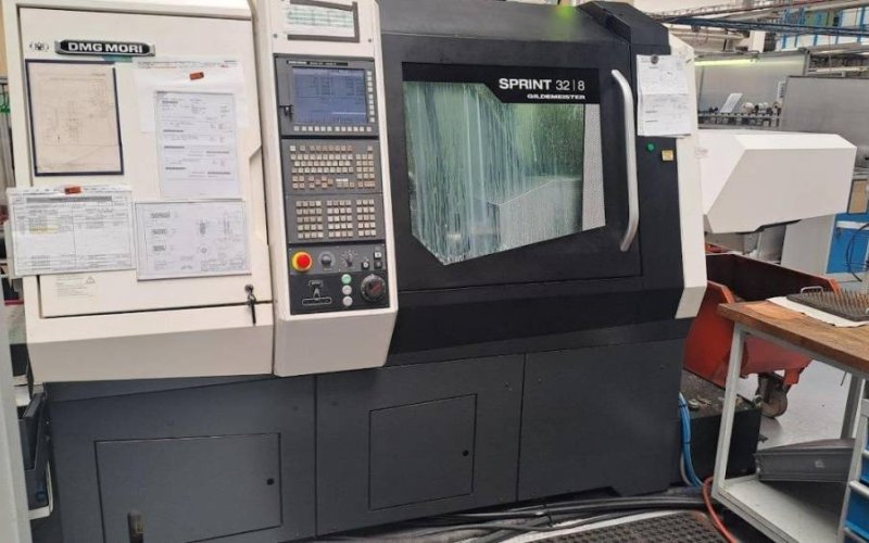 Багатоосьовий токарний верстат з ЧПУ DMG MORI SPRINT 32-8