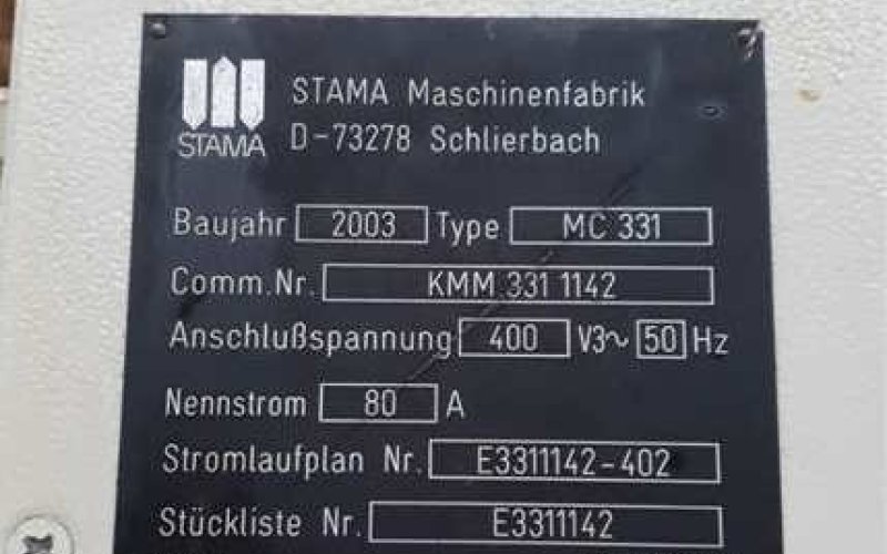 Обробний центр STAMA MC331/Single