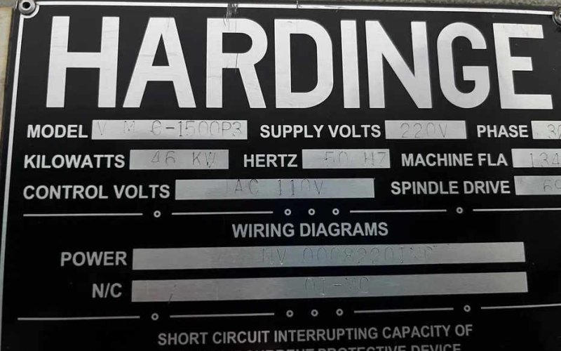 Обробний центр з ЧПУ Hardinge Bridgeport VMC 1500 P3