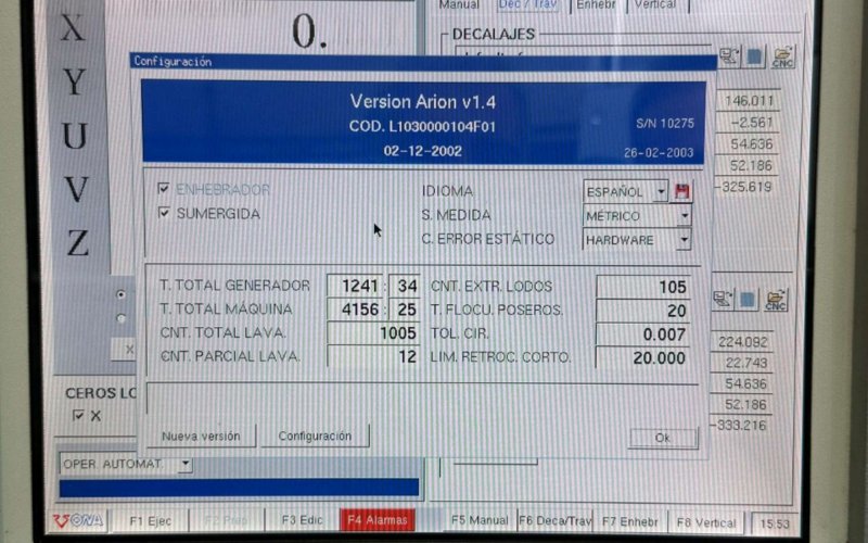Прошивний електроерозійний верстат ONA KE350
