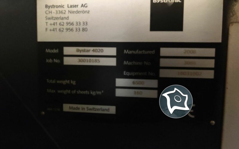 Станок для лазерной резки Bystronic ByStar 4020 6KW