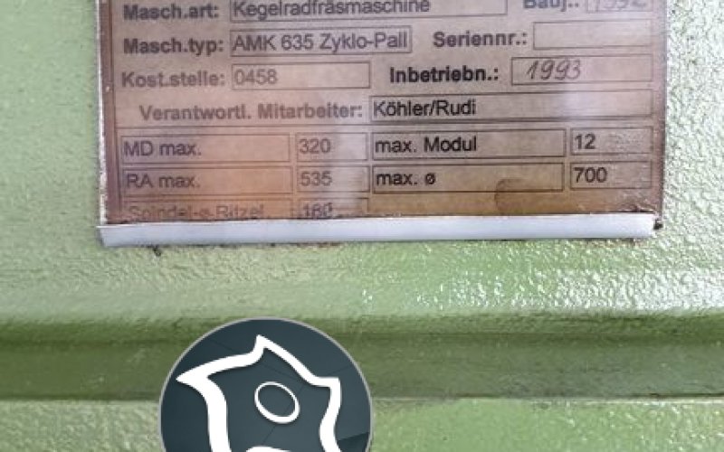 Верстат конічний зубофрезерний Klingelnberg AMK 635 Zyklo-Pall