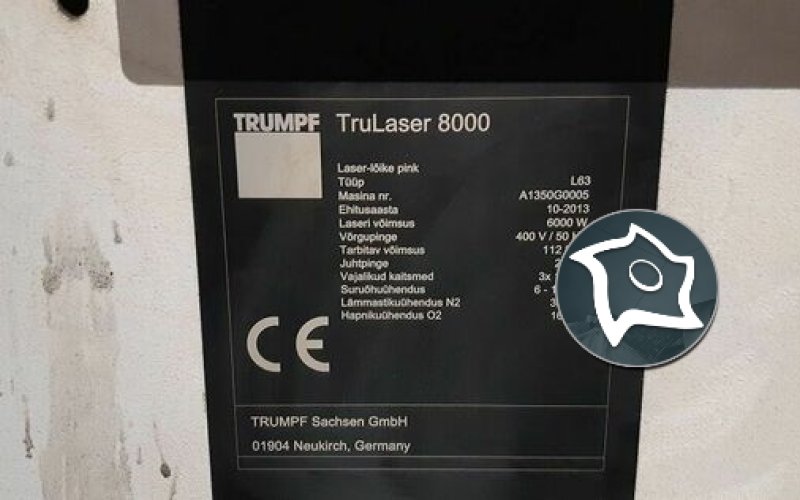 Станок лазерной резки с ЧПУ TRUMPF TruLaser 8000