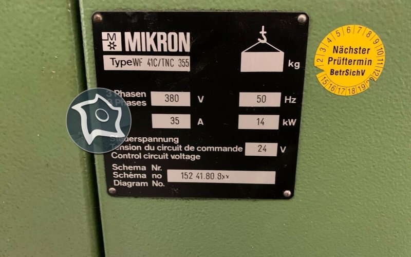 Станок универсальный фрезерный с ЧПУ MIKRON WF 41 C