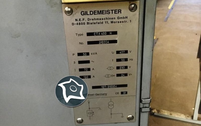 Токарно-фрезерний центр з ЧПУ GILDEMEISTER CTX 400