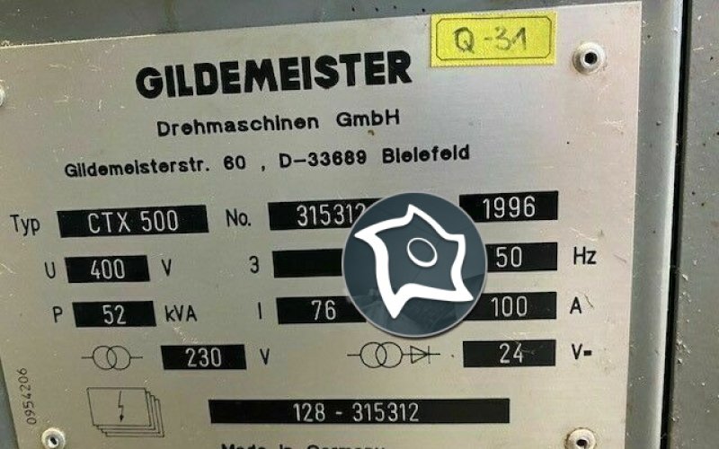 Токарно-фрезерний центр з ЧПУ Gildemeister CTX 500
