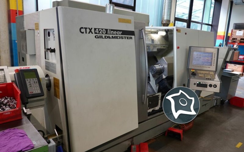 Токарно-фрезерний обробний центр з ЧПУ GILDEMEISTER CTX 420 linear
