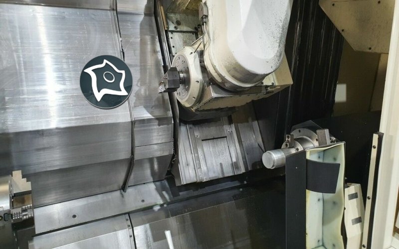 Токарно-фрезерный обрабатывающий центр c ЧПУ OKUMA Mac Turn 250 W