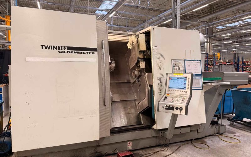 Токарно-фрезерний обробний центр з ЧПУ DMG GILDEMEISTER TWIN 102