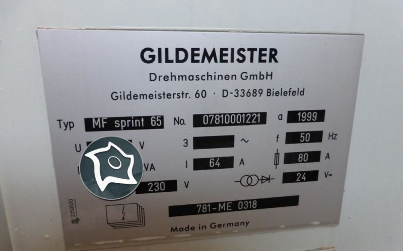 Токарно-фрезерний ОЦ DMG GILDEMEISTER MF Sprint 65
