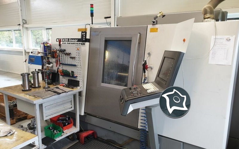 Токарно-фрезерный станок c ЧПУ Gildemeister CTX 420 linear V3
