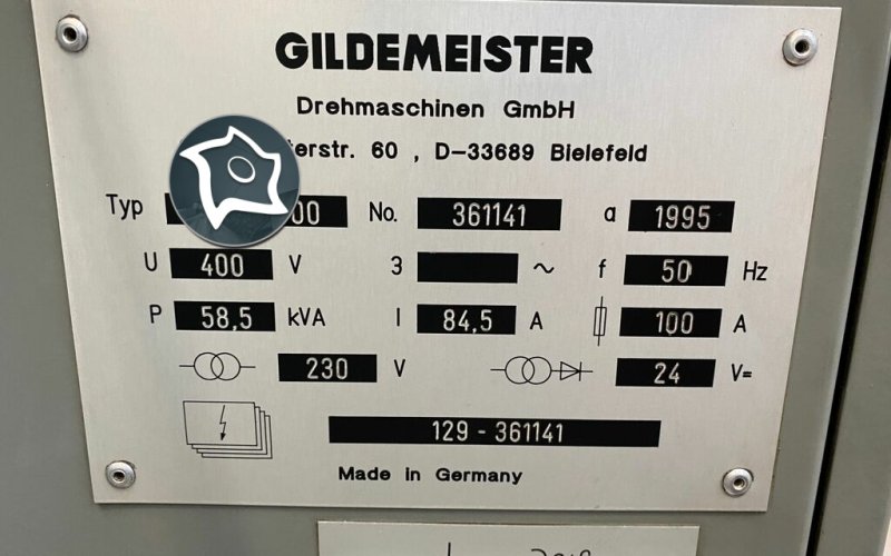 Токарно-фрезерний верстат c ЧПУ GILDEMEITSER CTX 600