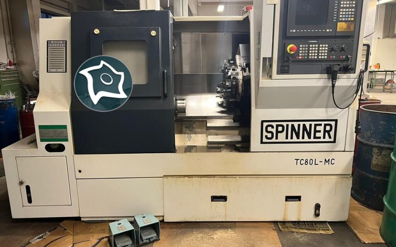 Токарно-фрезерний верстат C ЧПУ Spinner TC 80 L - MC