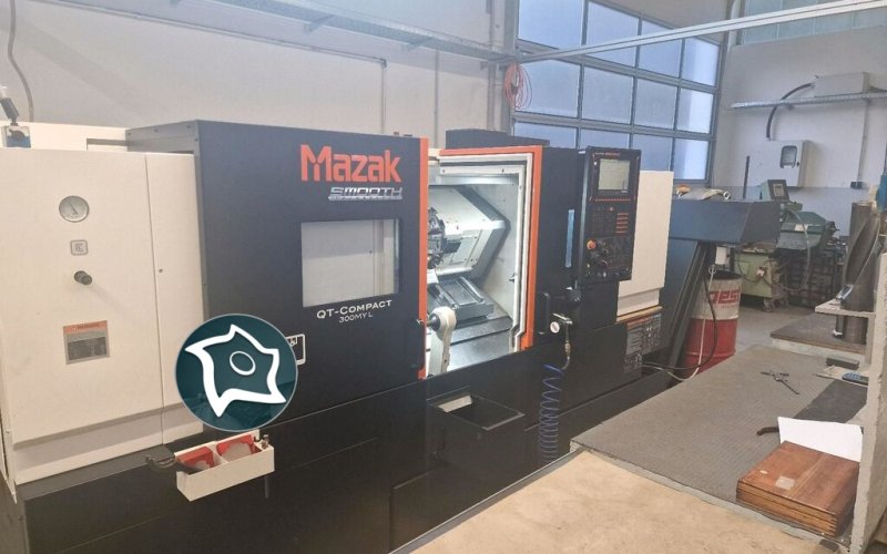 Токарно-фрезерный станок c осью Y и ЧПУ Mazak QT-COMPACT 300 MY L