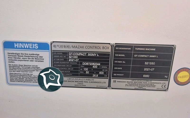 Токарно-фрезерний верстат з віссю Y та ЧПУ Mazak QT-COMPACT 300 MY L