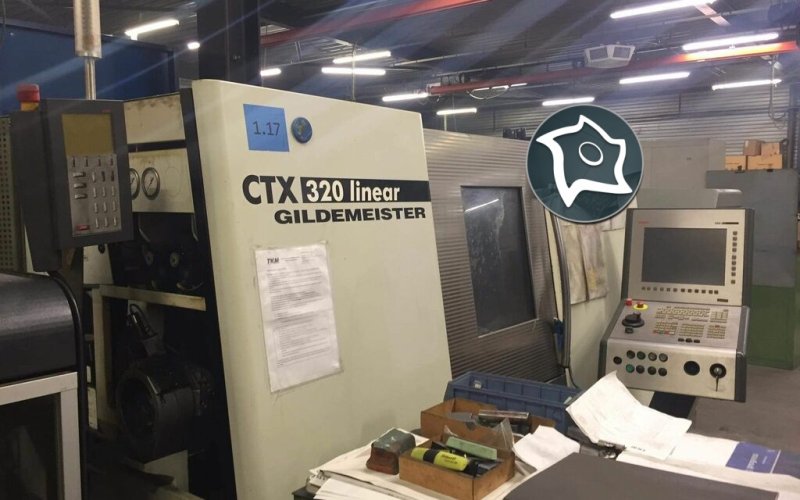 Токарно-фрезерний верстат з ЧПУ DMG GILDEMEISTER CTX 320 LINEAR