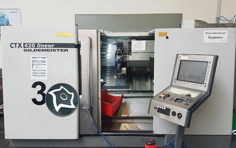 Токарно-фрезерный станок с ЧПУ Gildemeister CTX 420 linear