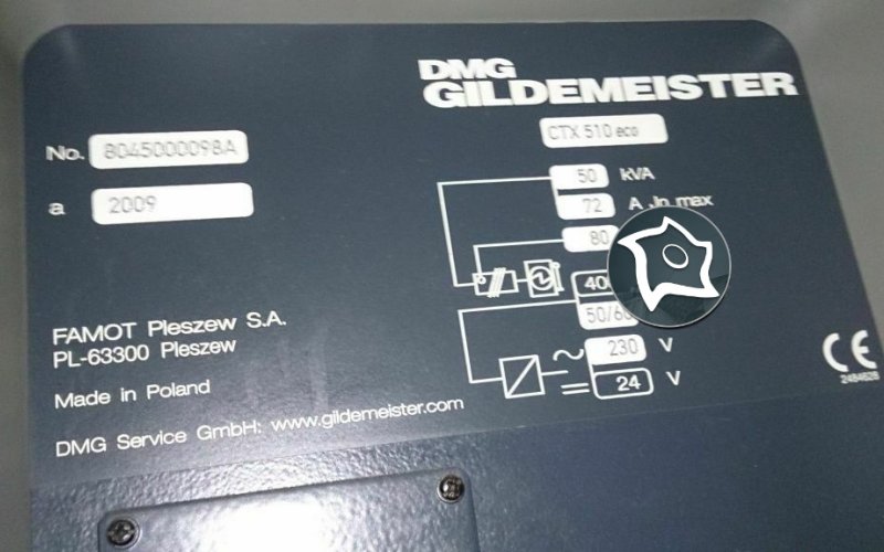 Токарно-фрезерний верстат з ЧПУ GILDEMEISTER CTX 510 Eco