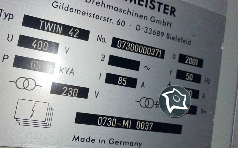 Токарно-фрезерний верстат з ЧПУ GILDEMEISTER TWIN 42