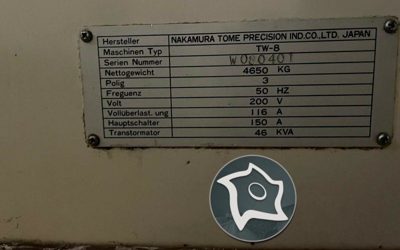 Токарно-фрезерний верстат з ЧПУ Nakamura Tome TW-8