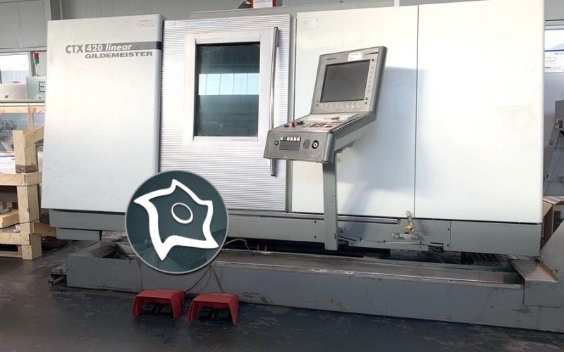 Токарно-фрезерний верстат з ЧПУ з Y-віссю DMG Gildemeister CTX 420 Linear V6