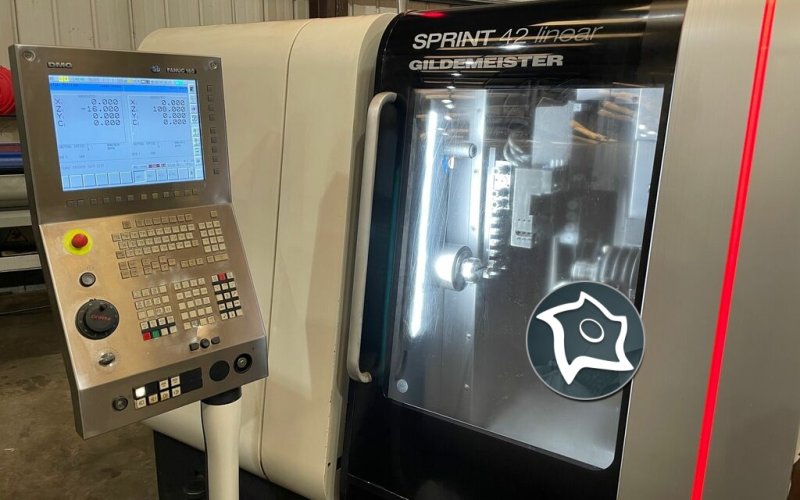 Токарный автомат продольного точения с ЧПУ DMG Gildemeister Sprint 42 Linear