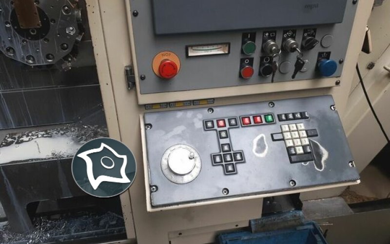 Токарный автомат с ЧПУ с податчиком прутка Gildemeister GDS 65