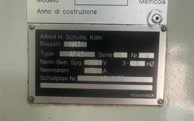 Токарный автомат SCHÜTTE AF42