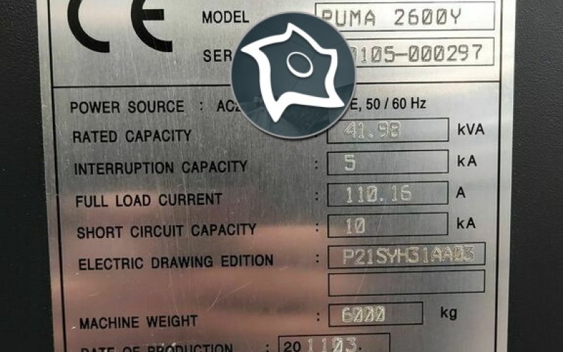 Токарний обробний центр з віссю Y і ЧПУ Doosan Puma 2600Y