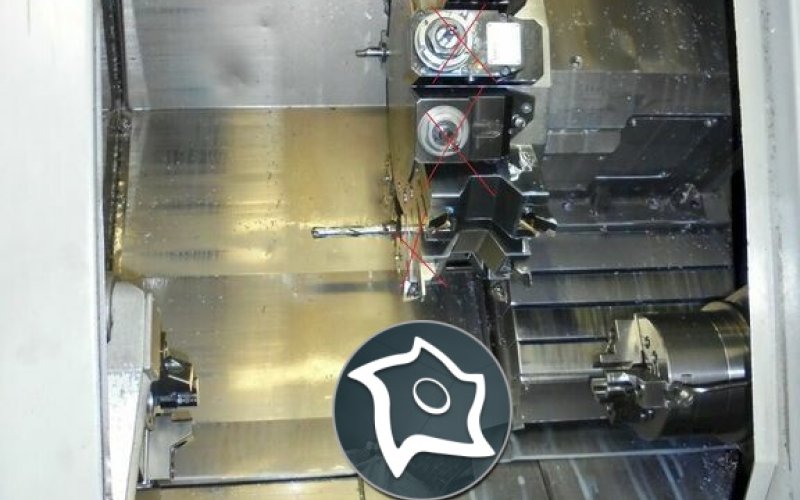 Токарний обробний центр з віссю Y з ЧПК Mazak SQT-200 MSY